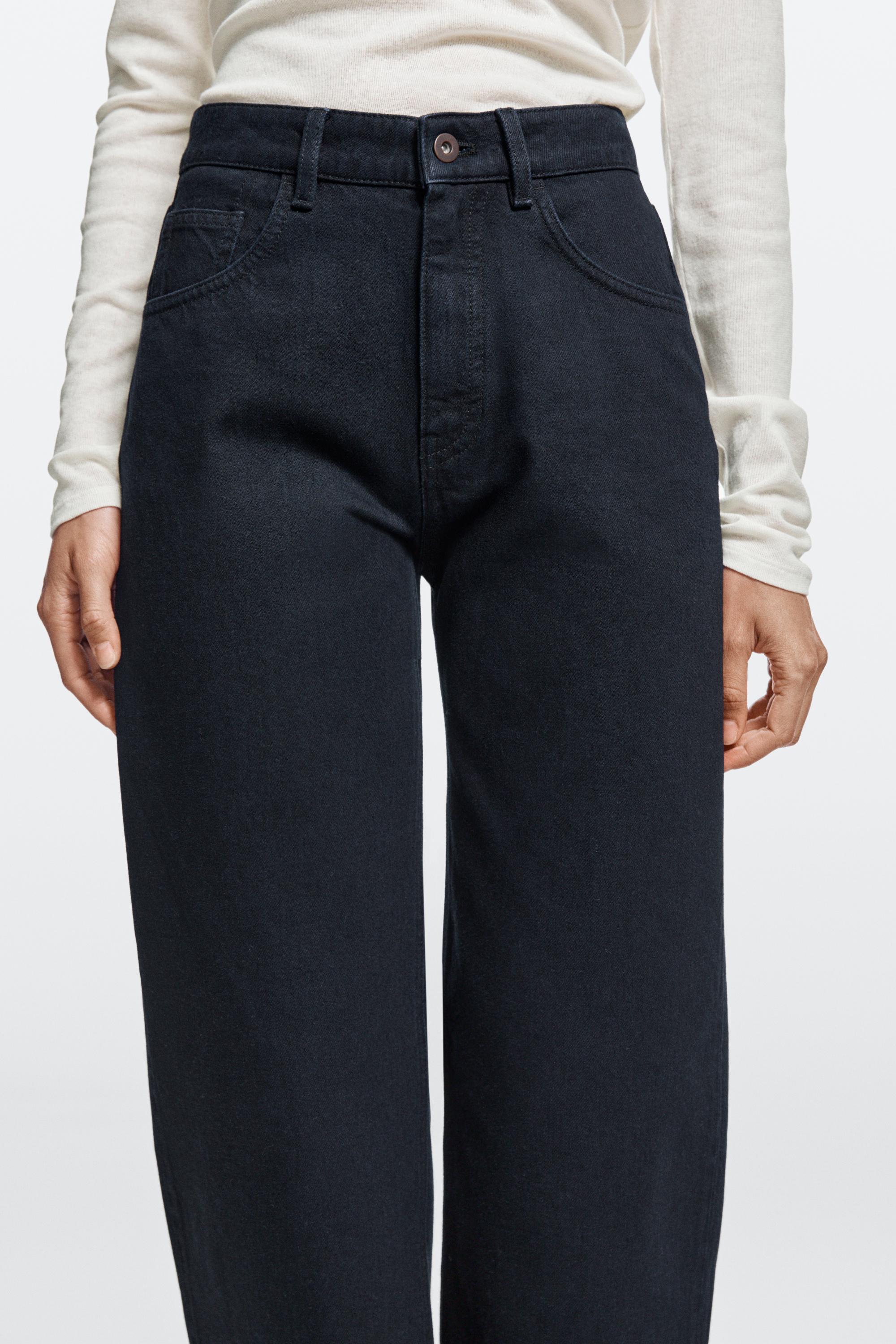 High-waist barrel fit jeans